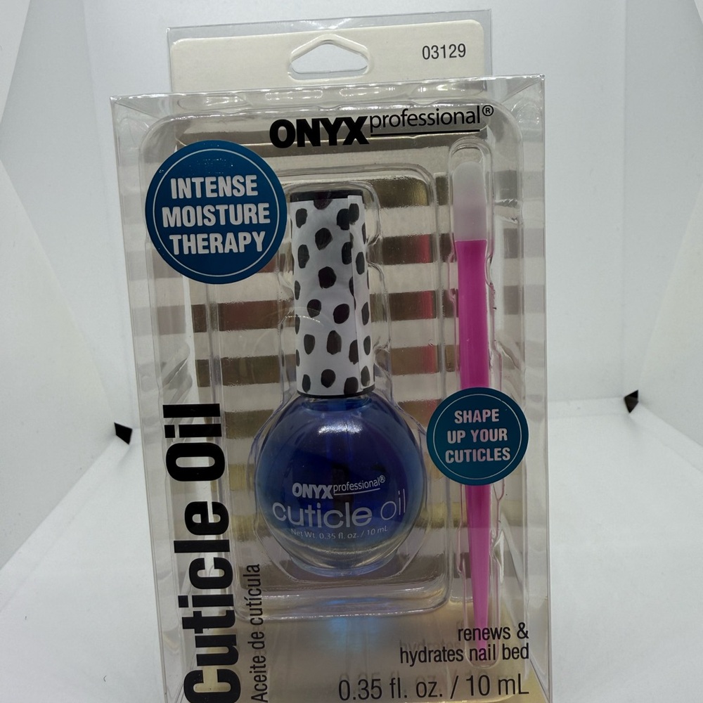 Onyx Professional Blue Cuticle Oil Intense Moisture Therapy NWT